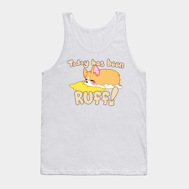 Corgi Ruff Shirt Tank Top by Binoftrash